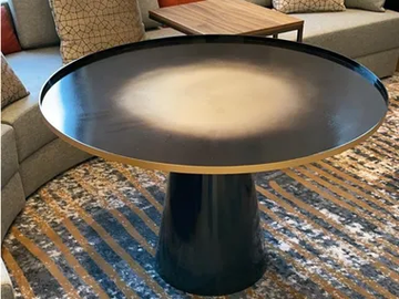 JAR BUFFET - Round steel coffee table by Vela Arredamenti