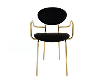 MAGIC-B - Upholstered chair with armrests by Vela Arredamenti