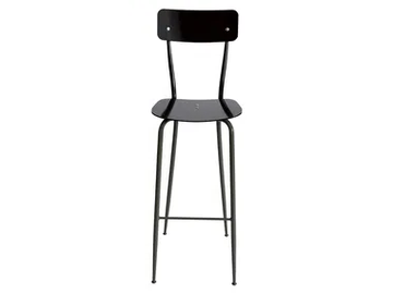 OLIVIA - Aluminium barstool with back by Vela Arredamenti