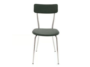 OLIVIA - Upholstered leather chair by Vela Arredamenti
