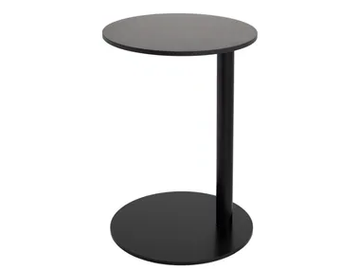 POISE - Round steel side table by Vela Arredamenti