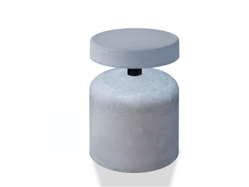 SG BOTERO CONCRETE - Low cement stool by Vela Arredamenti
