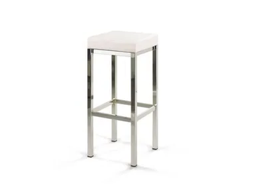 SG-BUILDING-1 - Upholstered barstool with footrest by Vela Arredamenti