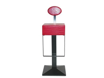 SG022 - Eco-leather stool with back by Vela Arredamenti