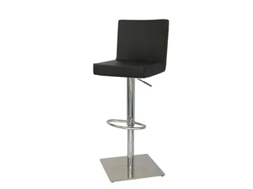 SG090 - Eco-leather stool height-adjustable with back by Vela Arredamenti