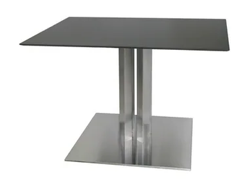 SLIM-76-4-X - Square stainless steel table by Vela Arredamenti