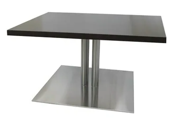 SLIM-96-4-T-X - Square stainless steel table by Vela Arredamenti