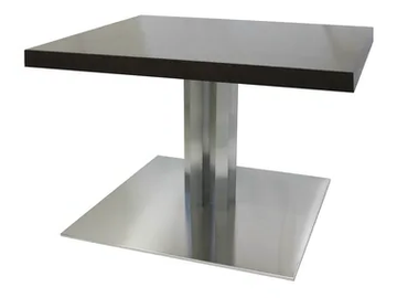 SLIM-96-4-X - Square stainless steel table by Vela Arredamenti