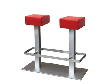 TANDEM - High Eco-leather stool by Vela Arredamenti