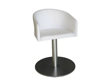 ZEUS - Eco-leather easy chair with armrests by Vela Arredamenti