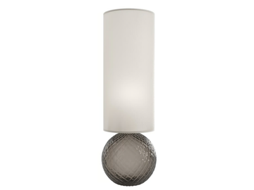 BALLOTON - Blown glass table lamp and fabric lampshade by VENINI