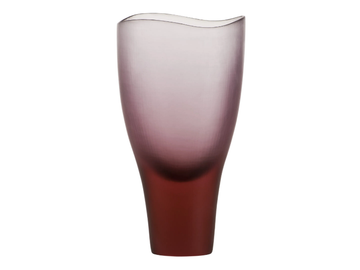 BATTUTI - Blown glass vase by VENINI