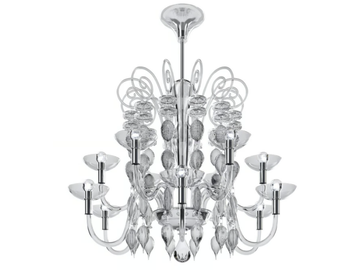 CARLO SCARPA 99.37 - Blown glass chandelier by VENINI