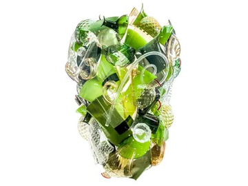 FRAGMENTS - Handmade glass wall light by VENINI