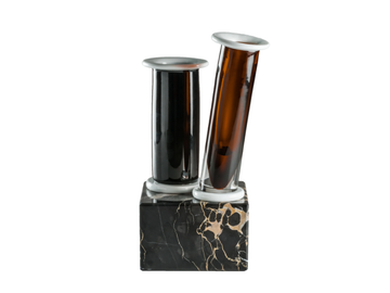 MARITO E MOGLIE - Handmade blown glass vase by VENINI