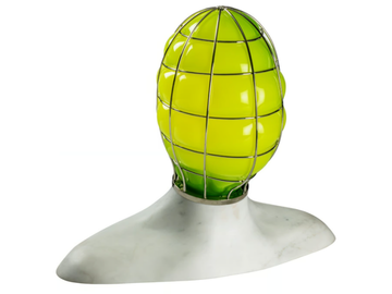 MUSE - Blown glass table lamp by VENINI