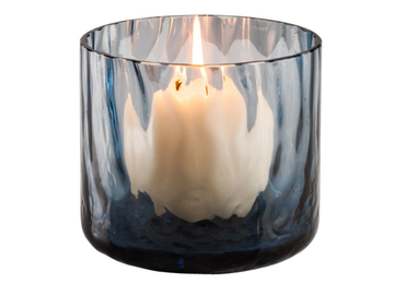 NIGHT IN VENICE - Blown glass candle holder by VENINI