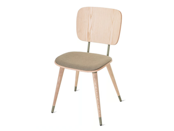 ABC - Ash chair with integrated cushion by Vergés