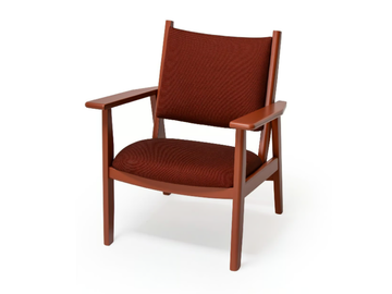 ALBUFERA - Beech easy chair with armrests by Vergés