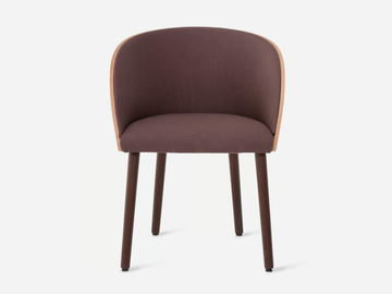 CISTELL ORIGINAL - Chair with ash external shell and legs by Vergés