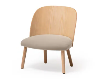 CISTELL SLIM - Wooden easy chair by Vergés
