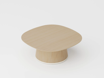 CONIC - Square wooden coffee table by Vergés