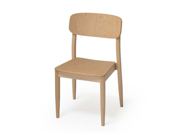 DELTA - Stackable beech chair by Vergés