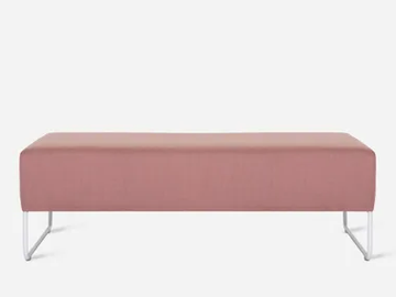 DULA - Upholstered modular fabric bench by Vergés