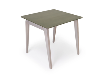 GLÖWR - Square beech table by Vergés