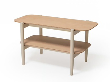 SELVA - Rectangular beech coffee table by Vergés