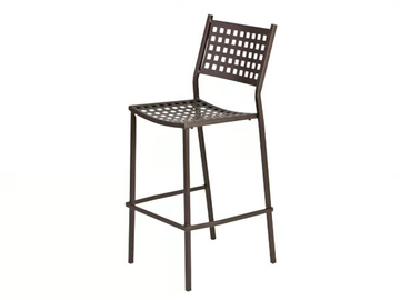 ALICE - Metal barstool with footrest by Vermobil