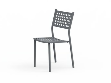 ALICE - Stackable metal garden chair by Vermobil