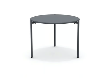 ARIA - Round aluminium coffee table by Vermobil