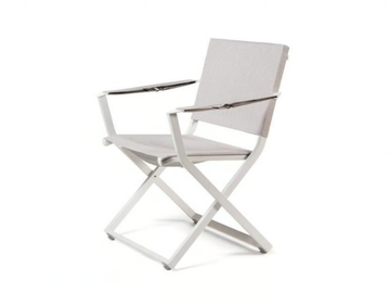 FELLINI - Chair in aluminum and Texplast folding by Vermobil