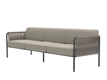 KEY WEST - 3 seater fabric garden sofa by Vermobil