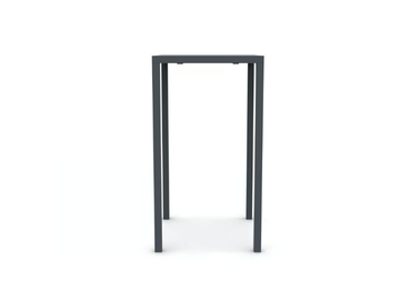 QUATRIS - Square metal high table by Vermobil