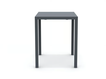 QUATRIS - Stackable square aluminium garden table by Vermobil