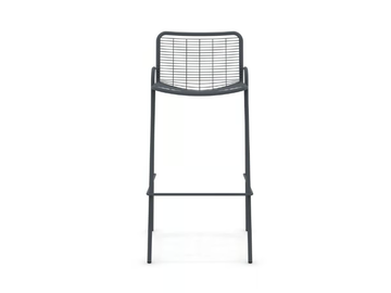 ROMA - Metal barstool with footrest by Vermobil