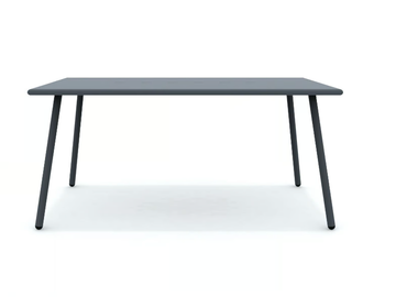 ROMA - Rectangular metal garden table by Vermobil