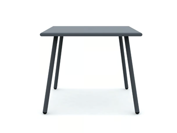 ROMA - Square metal garden table by Vermobil