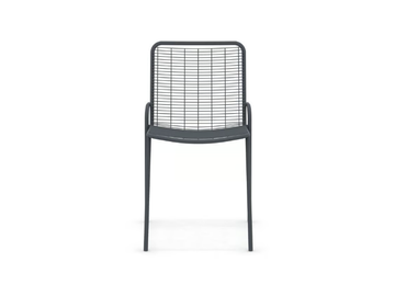 ROMA - Stackable metal garden chair by Vermobil