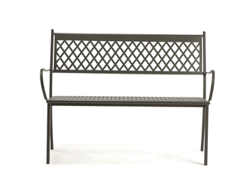 SUMMERTIME - Stackable metal garden bench by Vermobil
