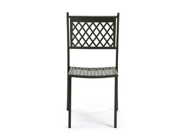 SUMMERTIME - Stackable metal garden chair by Vermobil