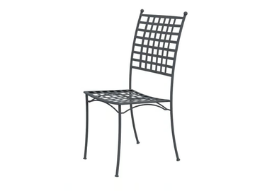 TOSCA - Stackable metal garden chair by Vermobil