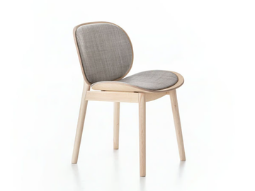 BOWIE 01 - Upholstered wooden chair by Very Wood
