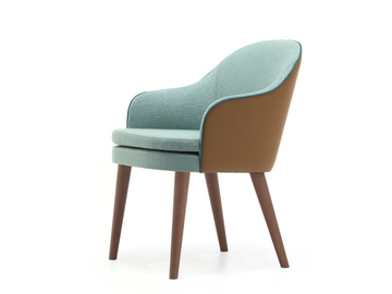CARMEN 02 - Fabric easy chair with armrests by Very Wood
