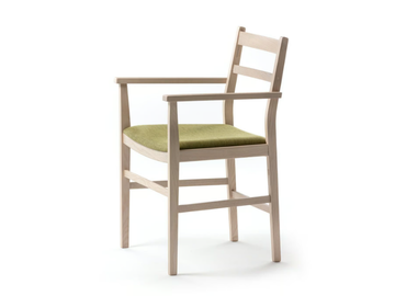 LISBOA BARRIO 12 - Wooden chair with armrests by Very Wood