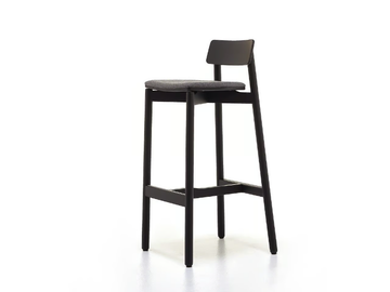 RIB 16 - Barstool with integrated cushion by Very Wood