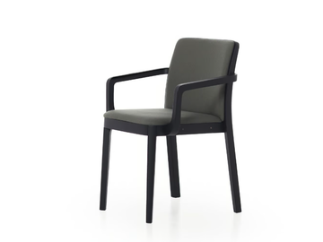 URBAN 02 - Stackable chair with armrests by Very Wood