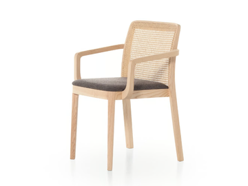 URBAN 12C - Ash chair with armrests by Very Wood